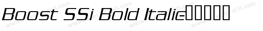 Boost SSi Bold Italic字体转换